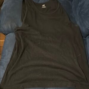 H&M Black Ribbed Tank Top